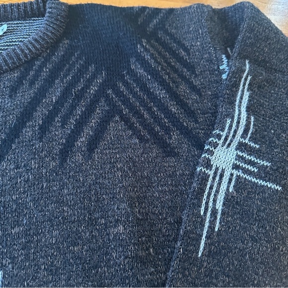 LAVANE New York Men's Abstract Sweater M Vintage - Picture 3 of 8
